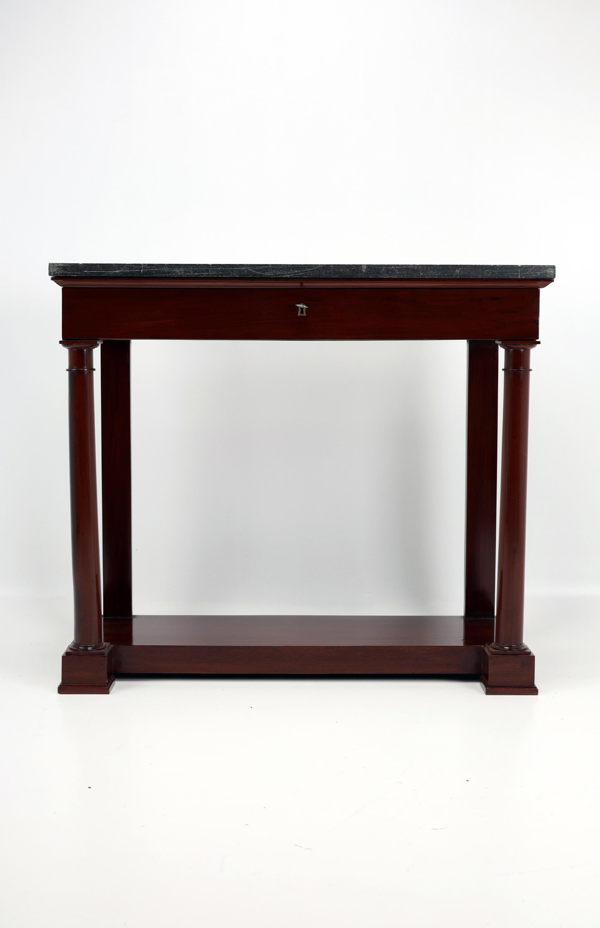 Français Table console Empire française du XIXe siècle en vente