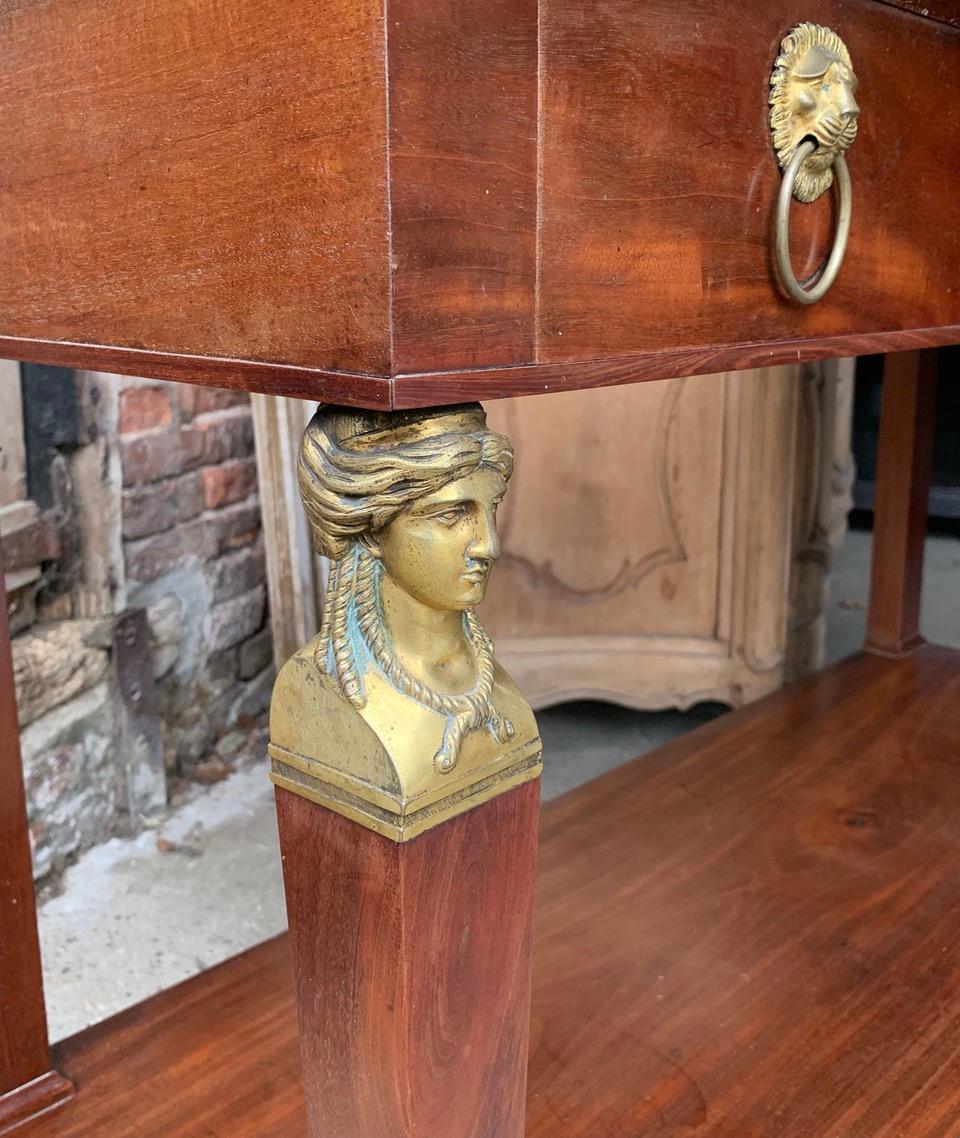 19th Century French Empire Console Table In Good Condition For Sale In Ongar, GB