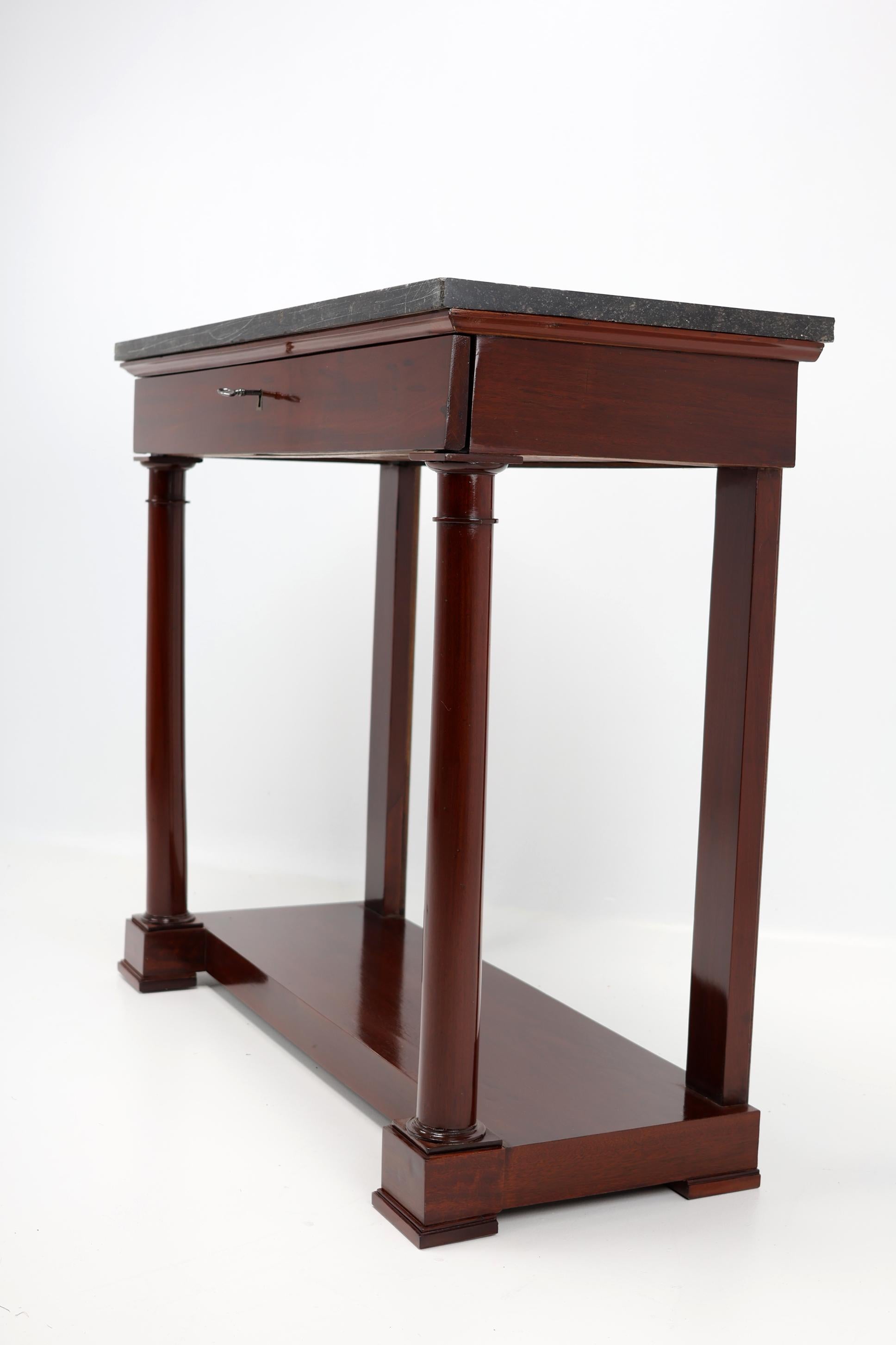 Poli Table console Empire française du XIXe siècle en vente