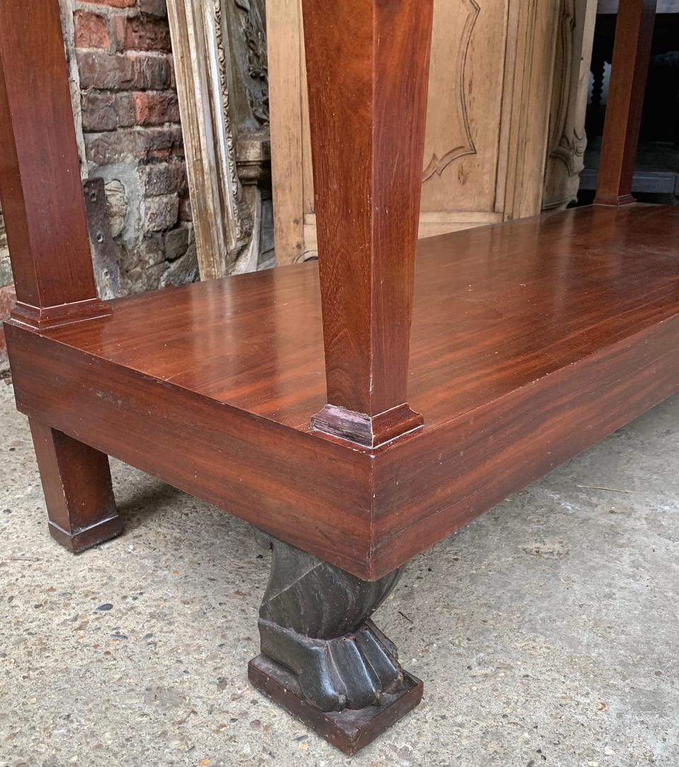 Early 19th Century 19th Century French Empire Console Table For Sale