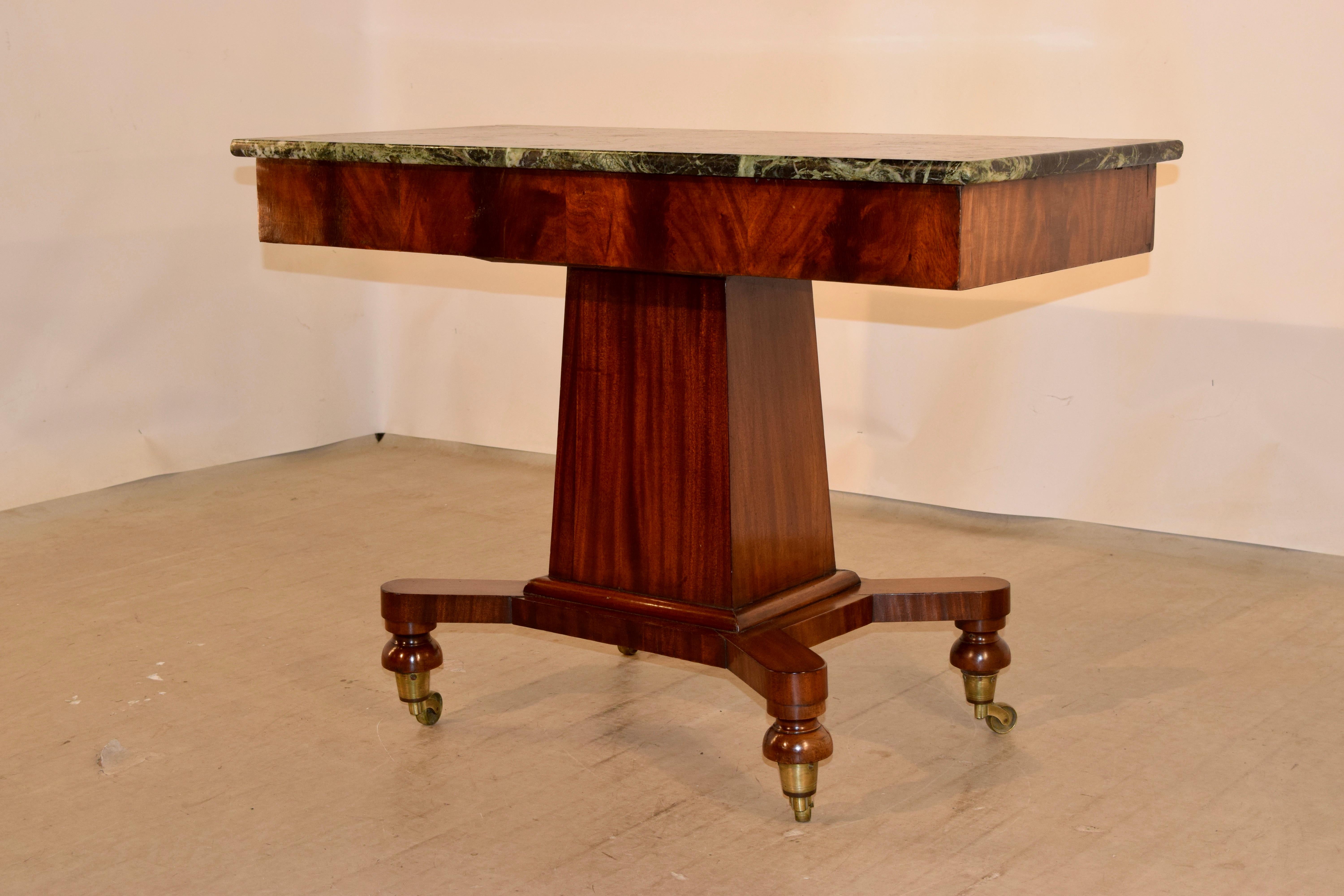 Marbre Table console Empire française du XIXe siècle en vente