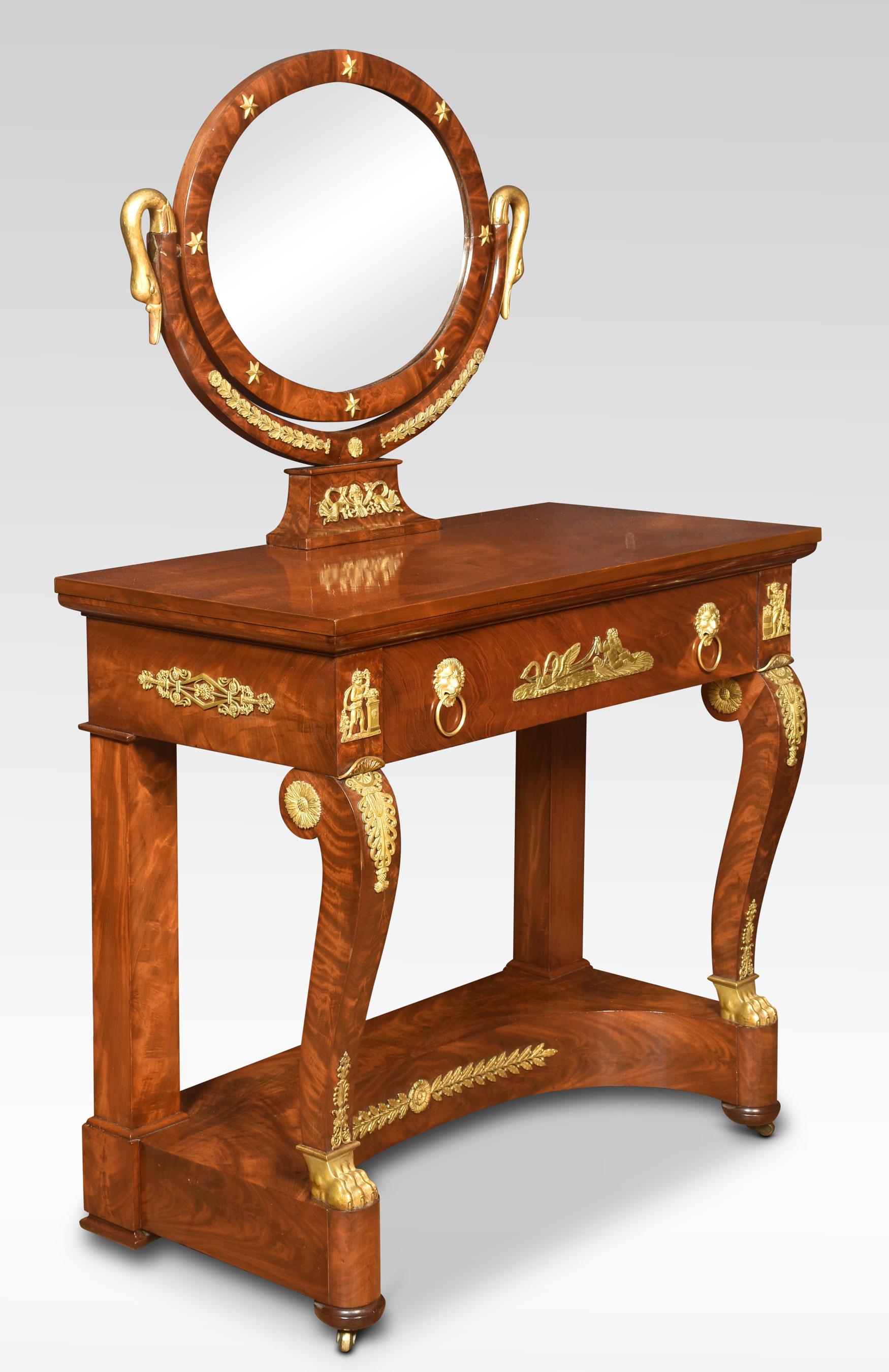 19th century French Empire dressing table For Sale 4
