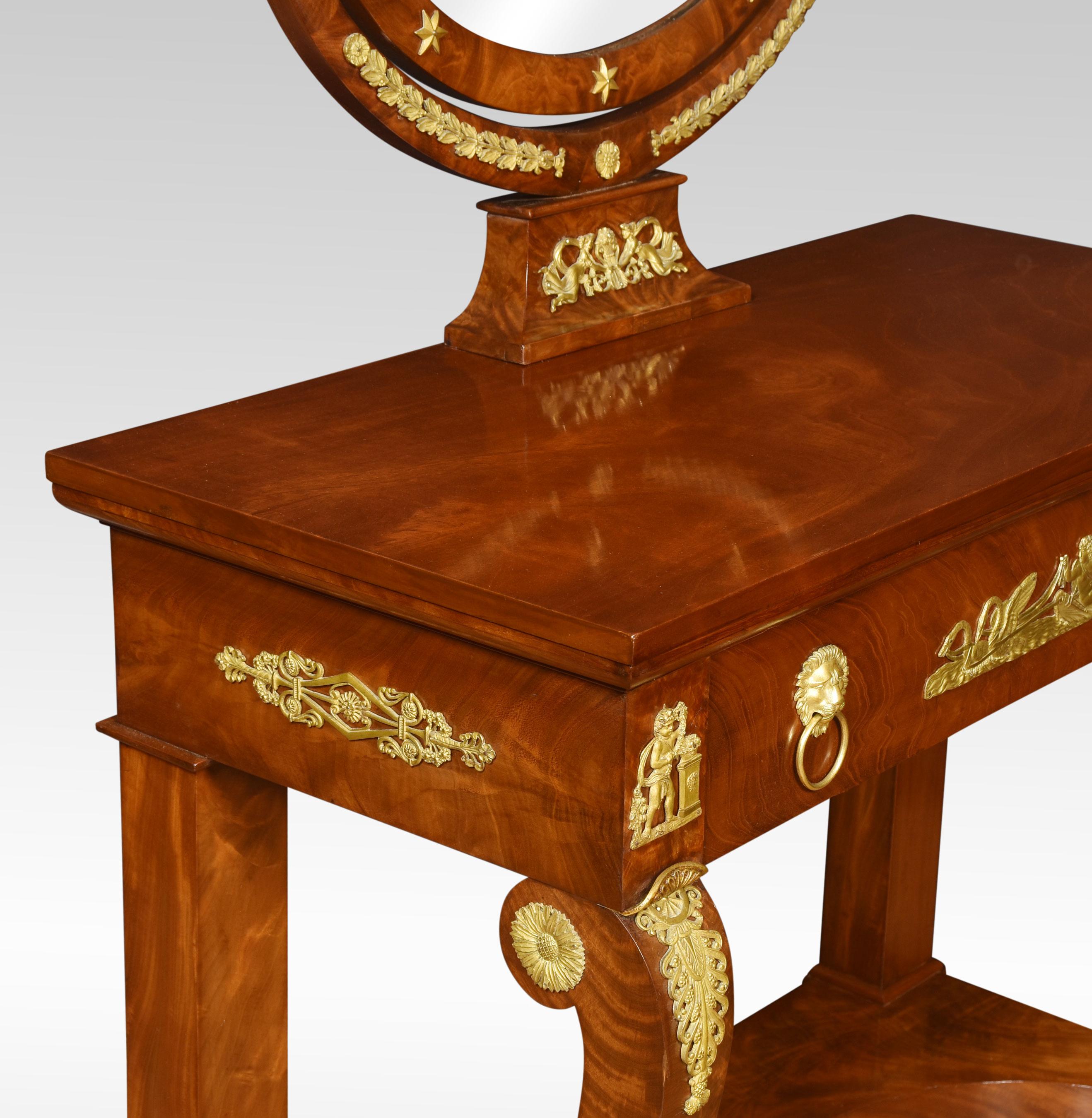 19th century French Empire dressing table For Sale 7