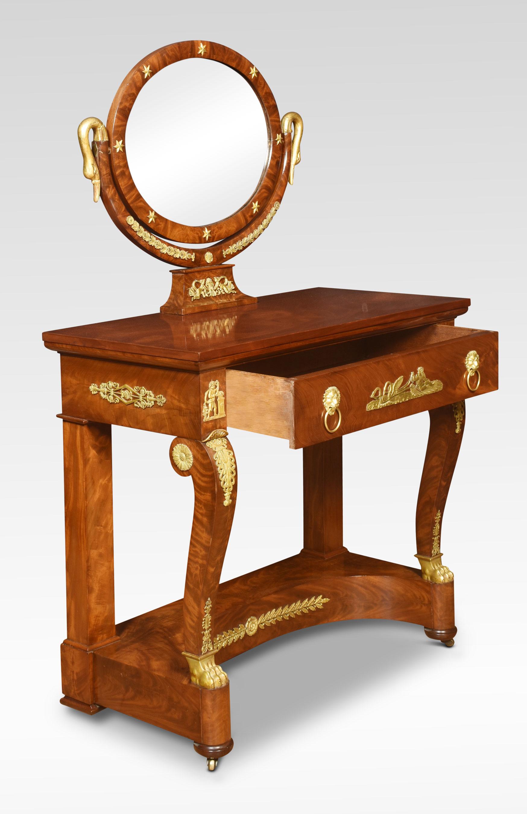 19th century French Empire dressing table For Sale 8