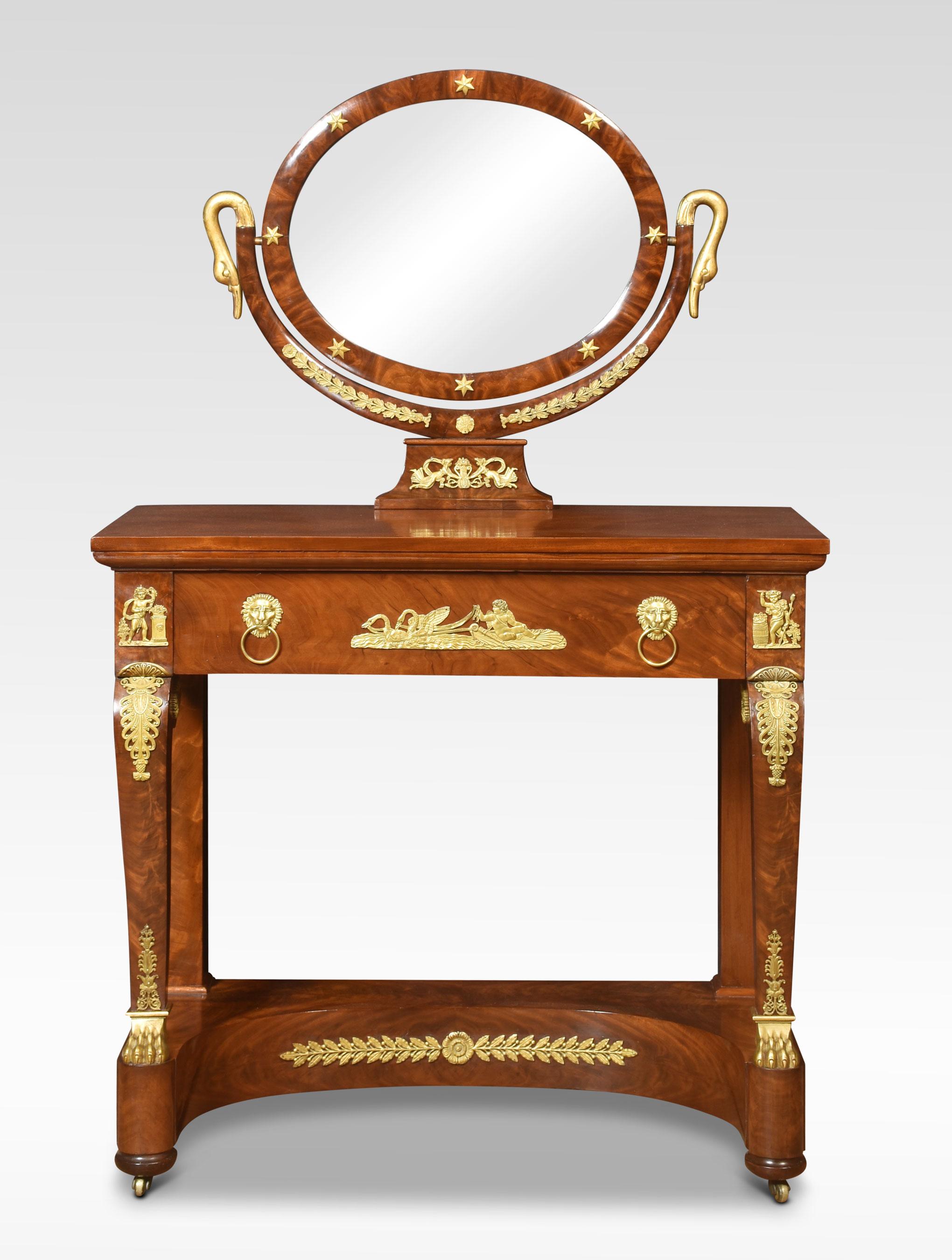 19th Century 19th century French Empire dressing table For Sale