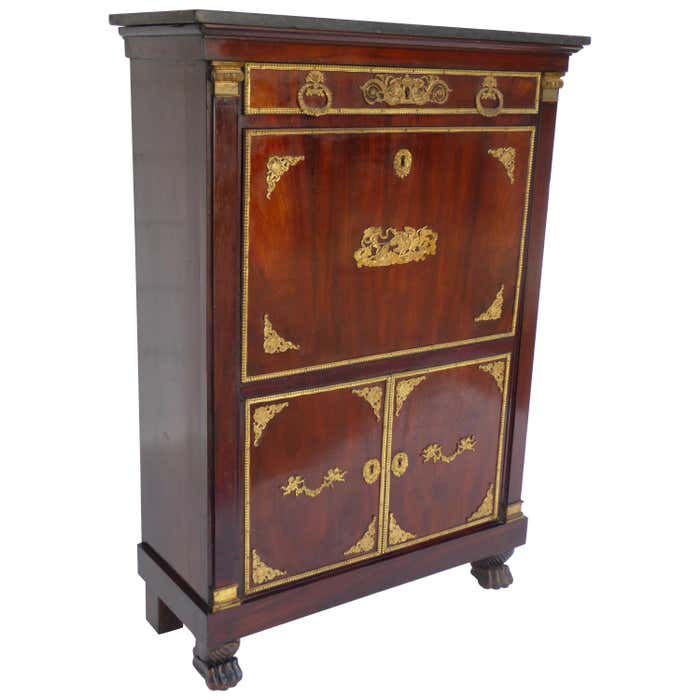 19th Century French Empire Escritoire For Sale at 1stDibs