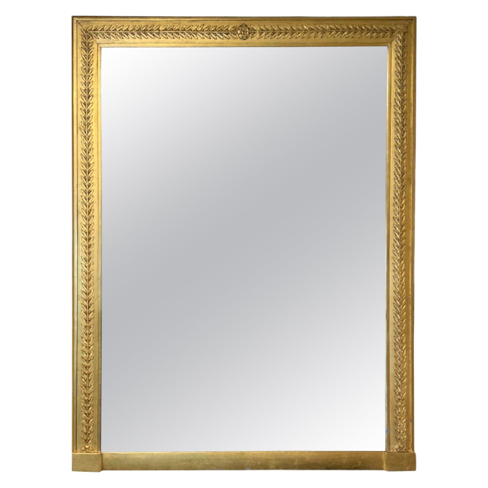 19th Century French Empire Gilded Mirror - Med/Lg For Sale