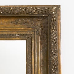 19th Century French Empire Giltwood Wall Mirror, Neoclassical Style