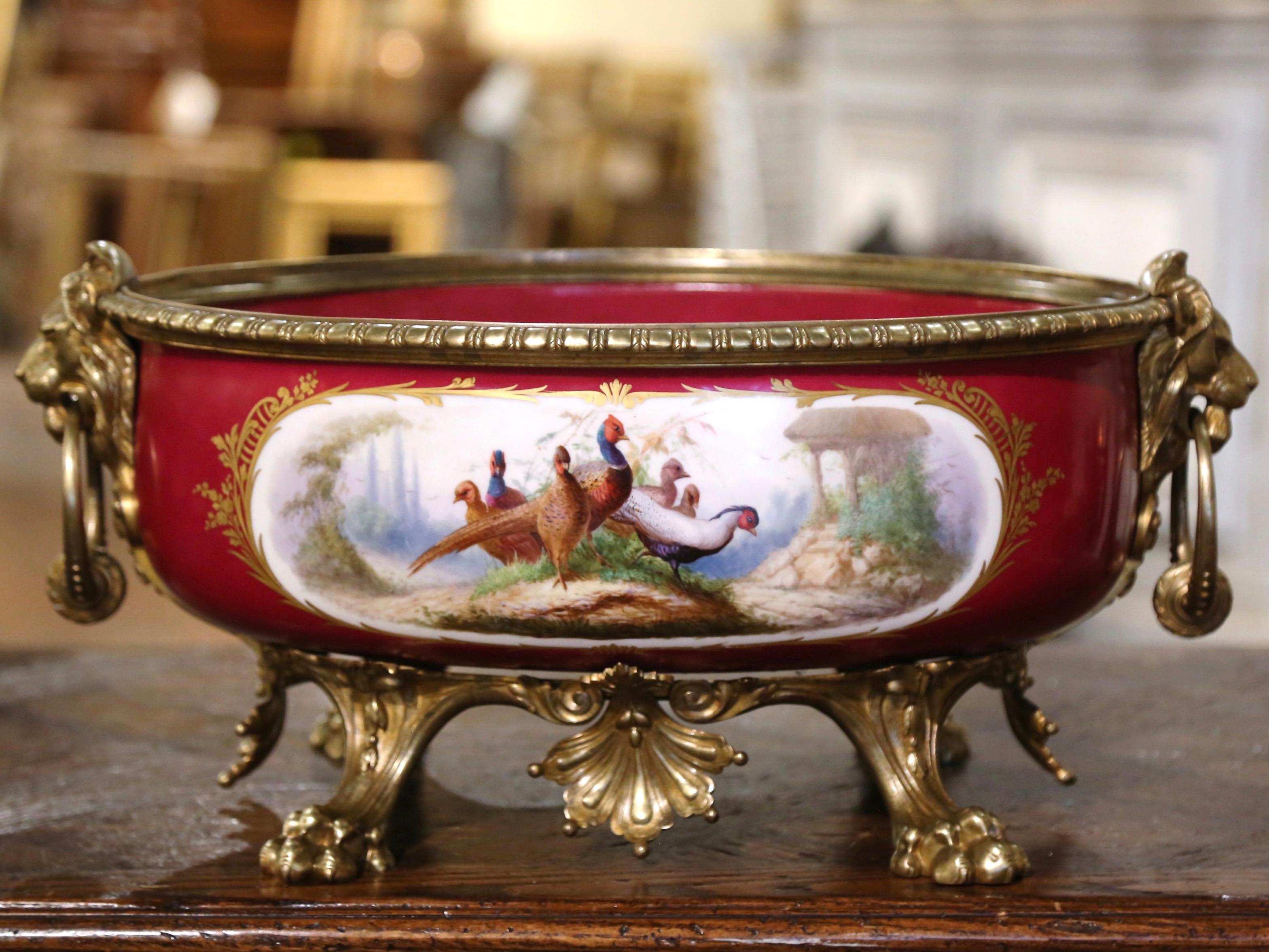 19th Century French Empire Hand Painted 