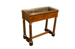 19th Century French Empire Mahogany and Walnut Jardinière
