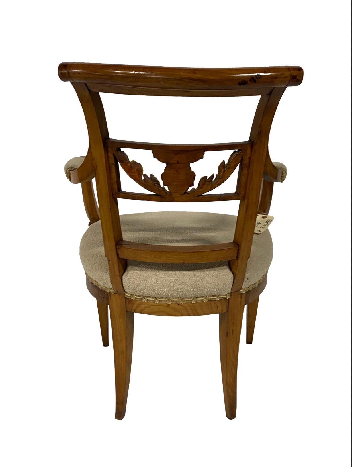 19th Century French Empire Mahogany Armchairs In Good Condition For Sale In Sag Harbor, NY