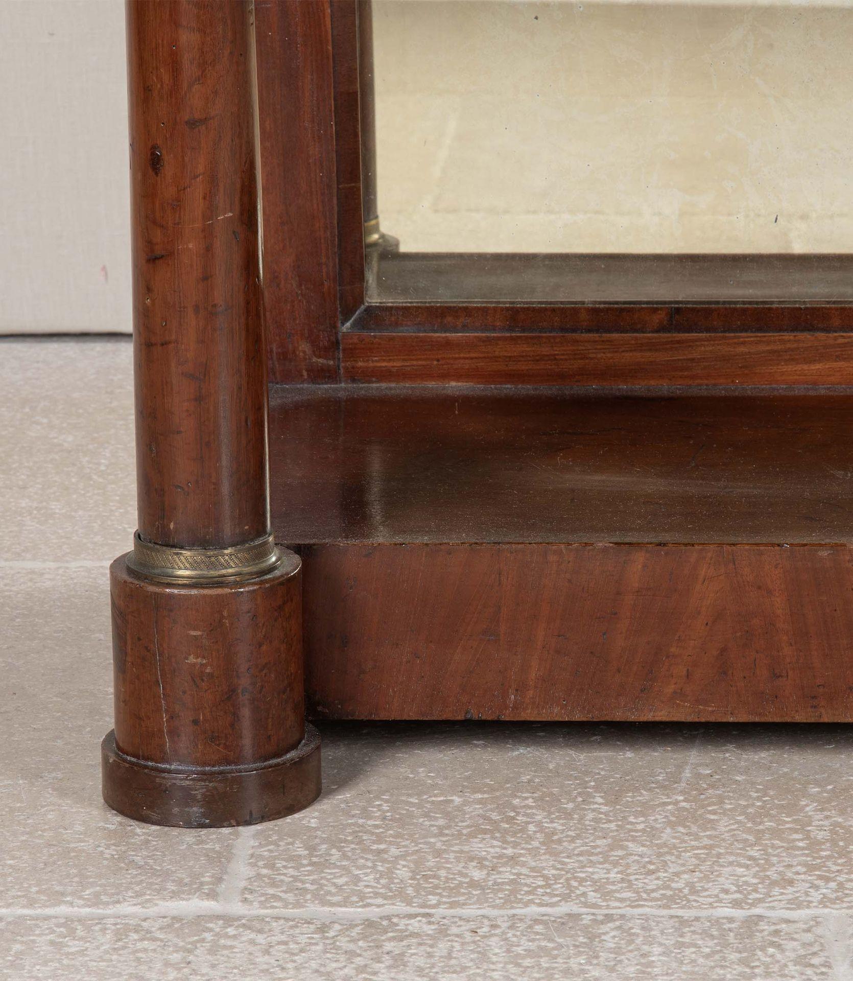 19th Century French Empire Mahogany Console Table For Sale 6