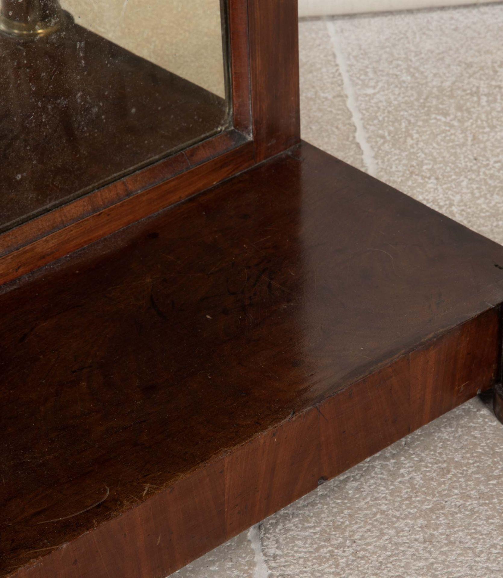 19th Century French Empire Mahogany Console Table For Sale 4