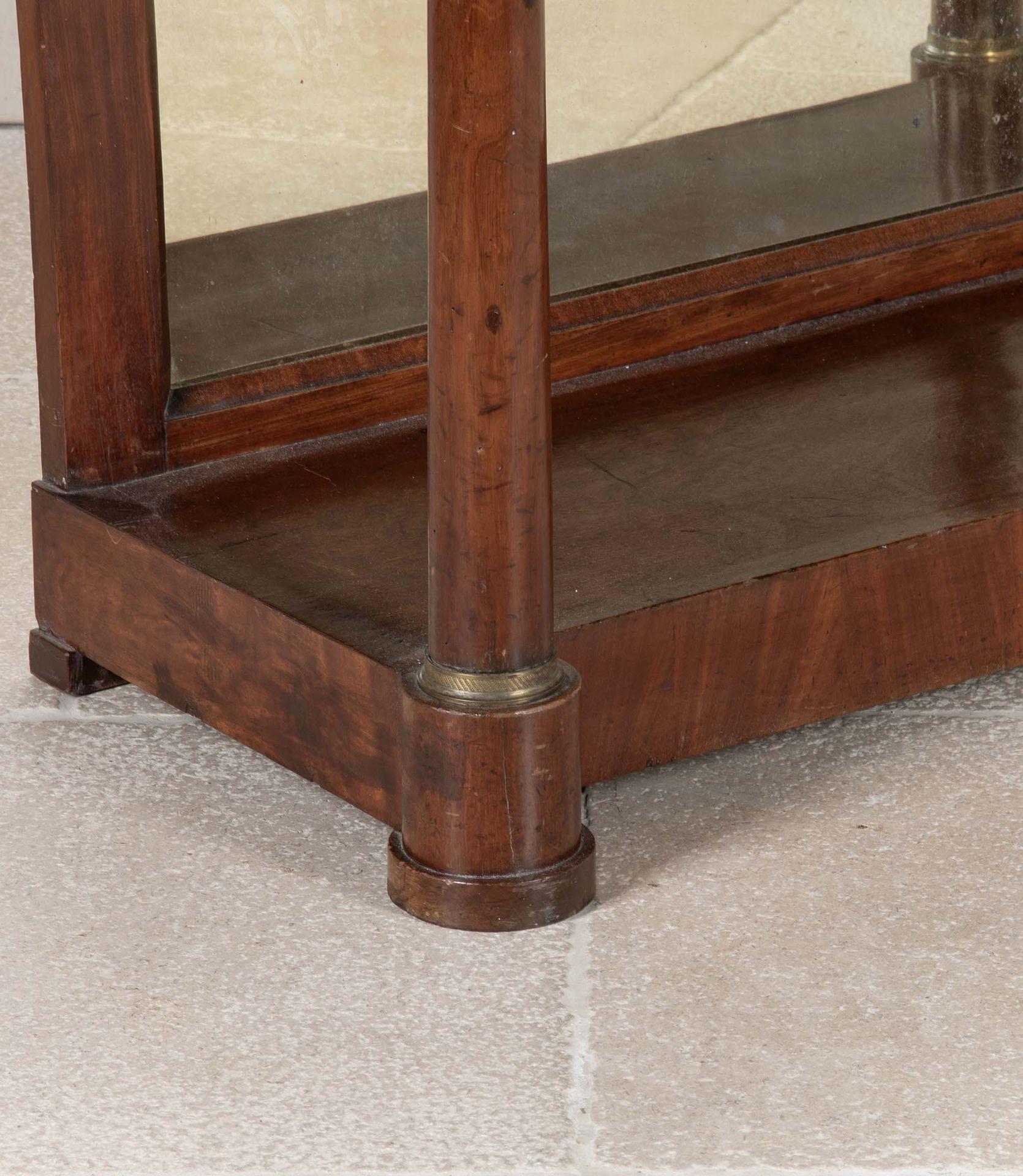 19th Century French Empire Mahogany Console Table For Sale 5