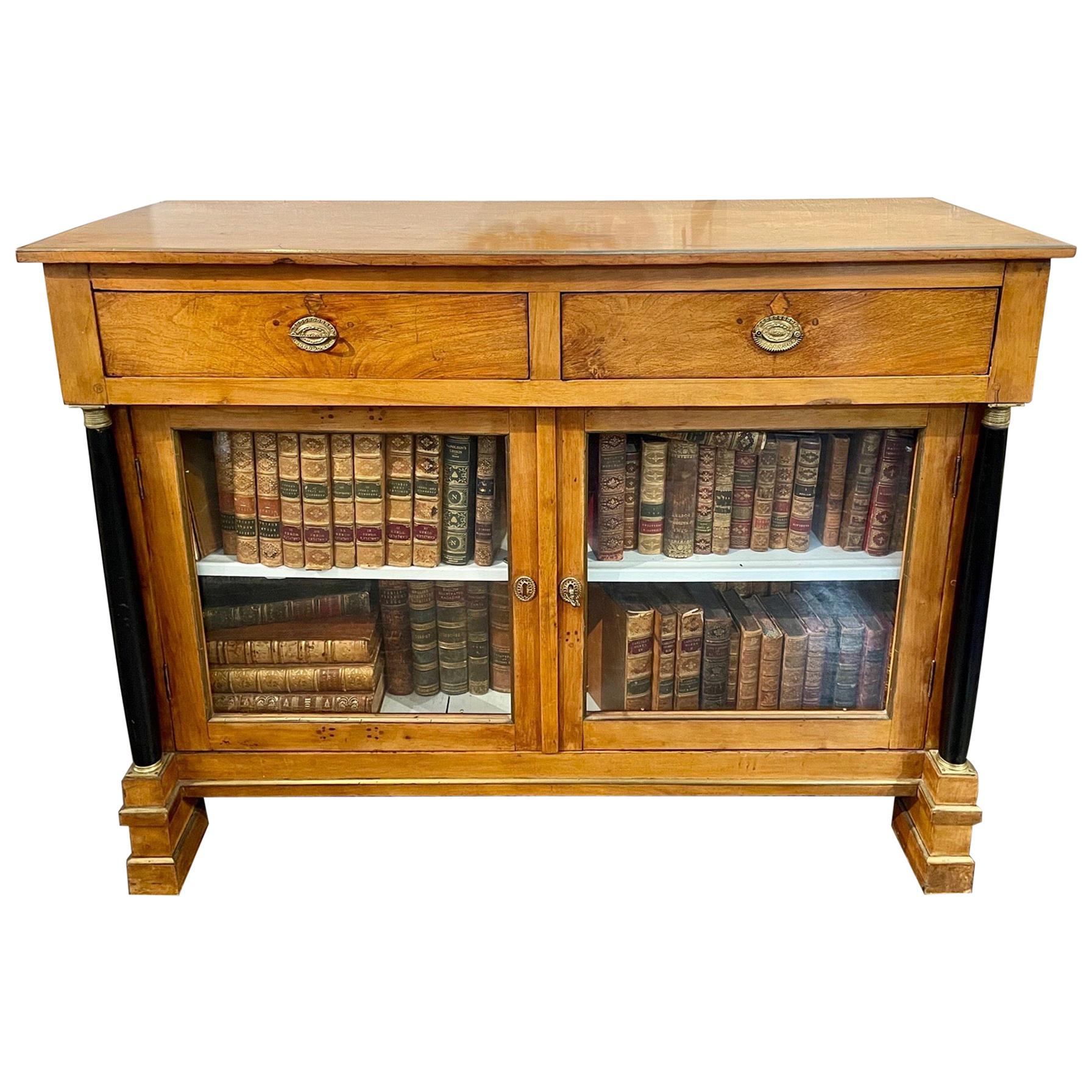 19th Century French Empire Mahogany Side Cabinet