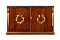 19th century French empire mahogany sideboard