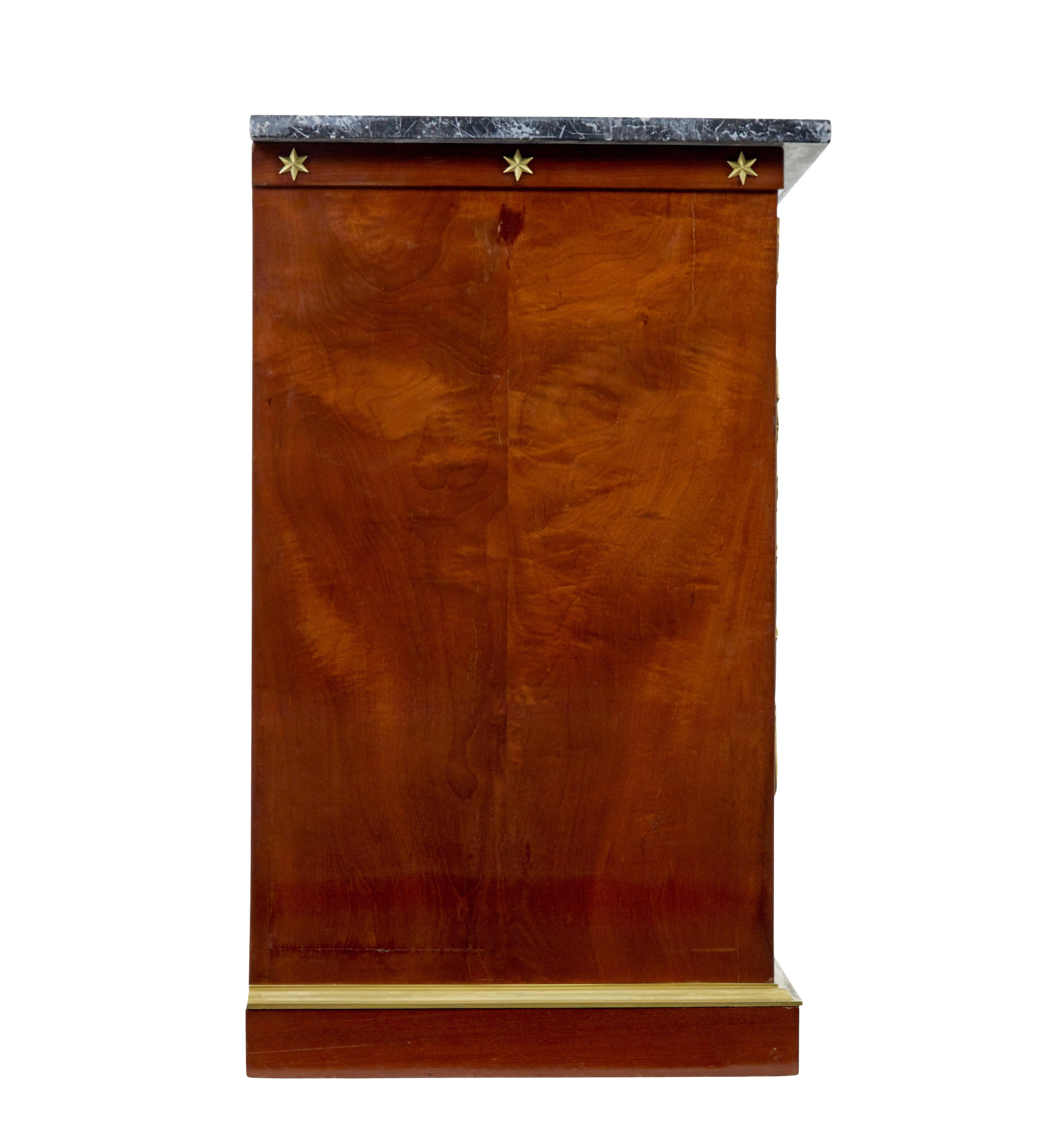 Credenza francese impero in mogano del XIX secolo In condizioni buone in vendita a Debenham, Suffolk
