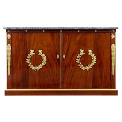 19th century French empire mahogany sideboard