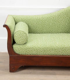 Mahagoni-Sofa im französischen Empire-Stil aus dem 19. Jahrhundert
