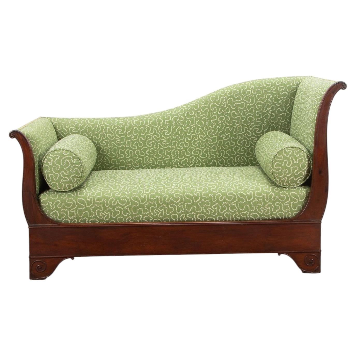 19th Century French Empire Mahogany Sofa