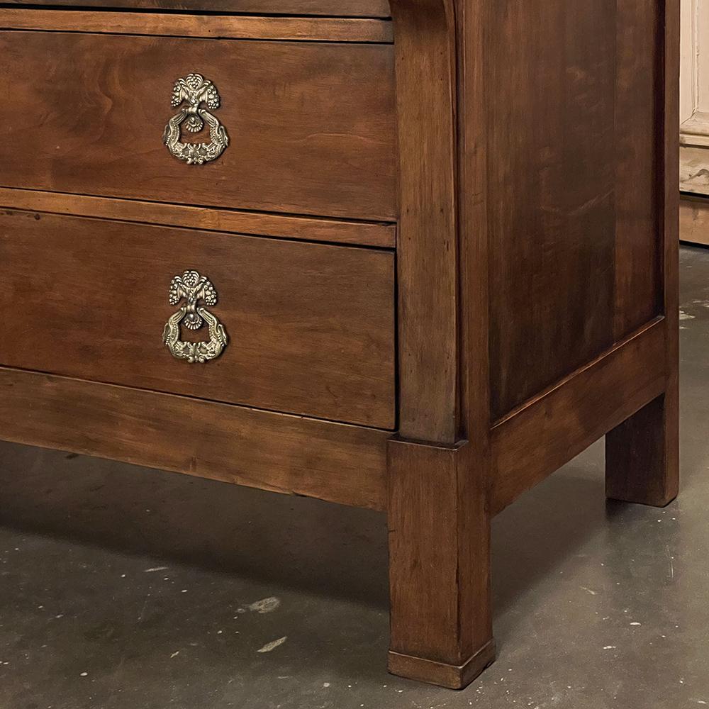 19th Century French Empire Marble Top Commode For Sale 8