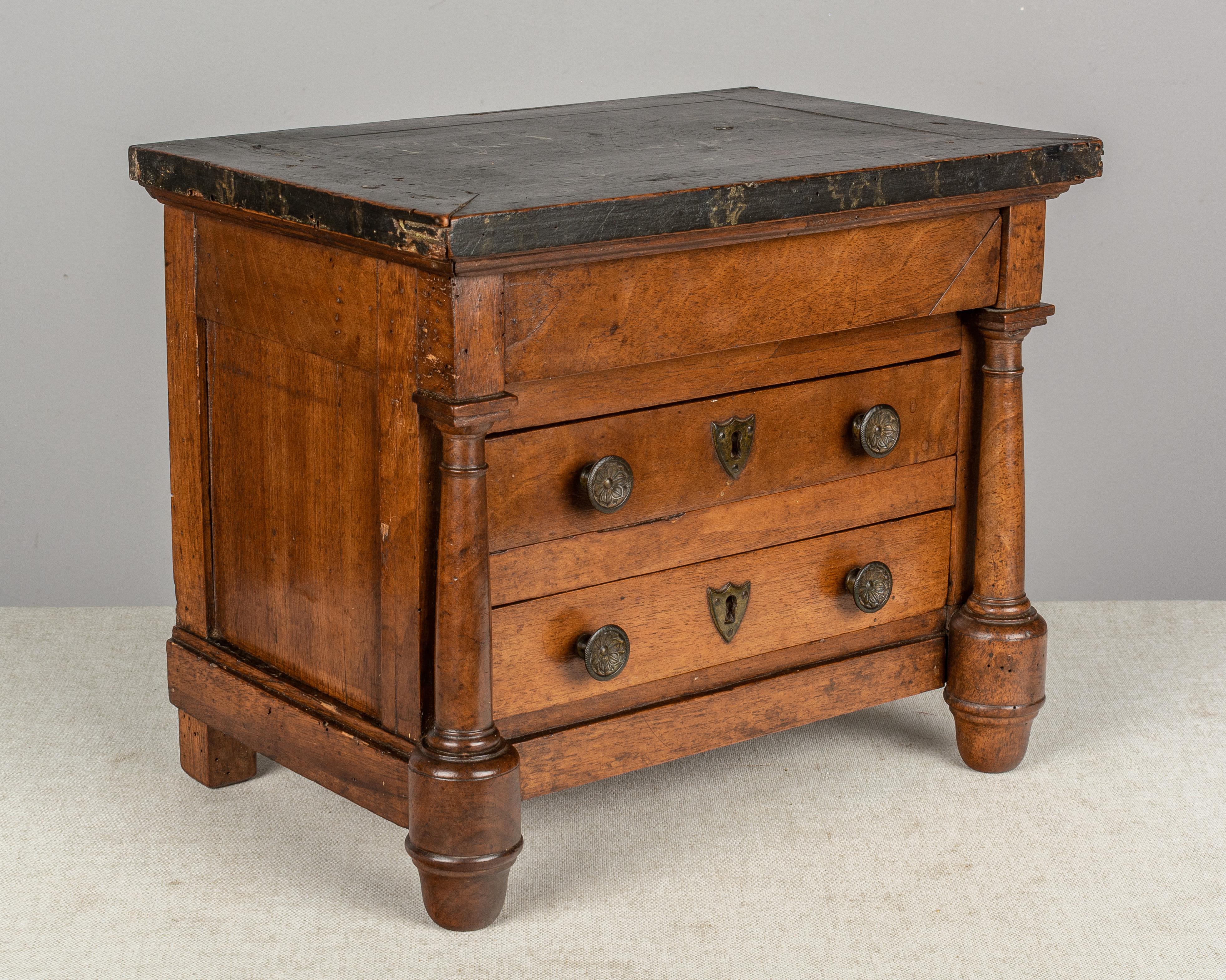 19th Century French Empire Miniature Commode 2