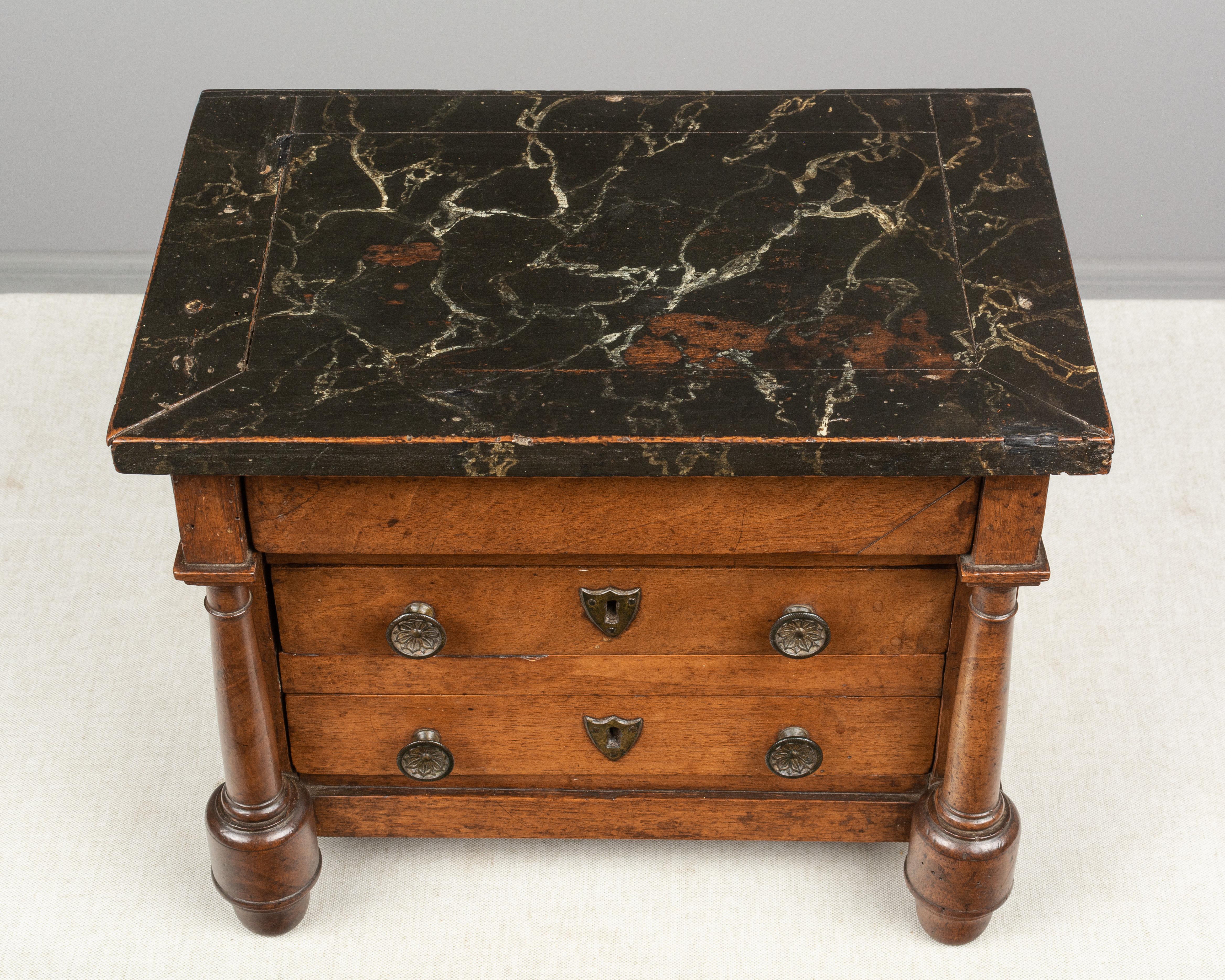 19th Century French Empire Miniature Commode 3
