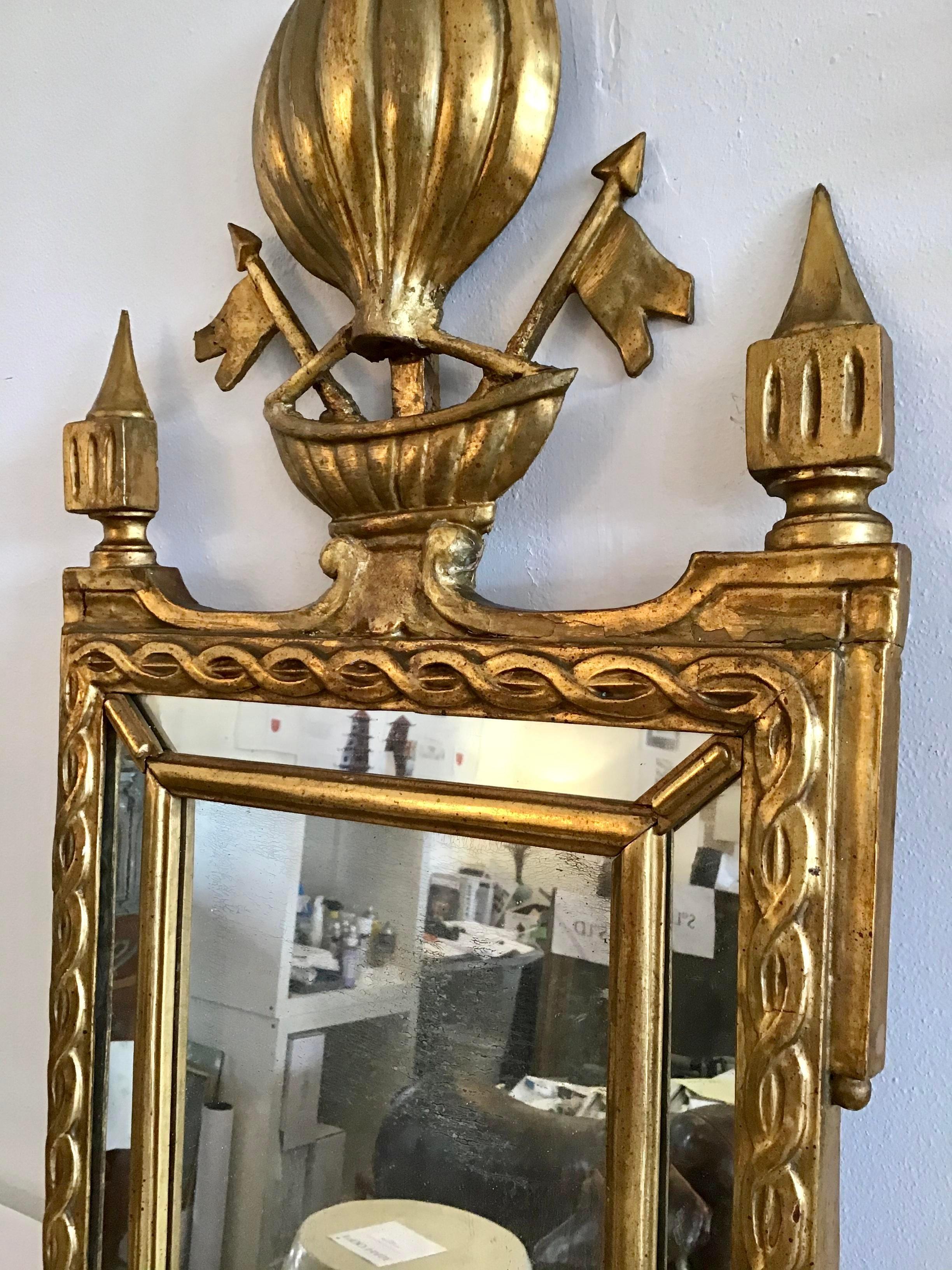 19th Century French Empire Mirror For Sale 1