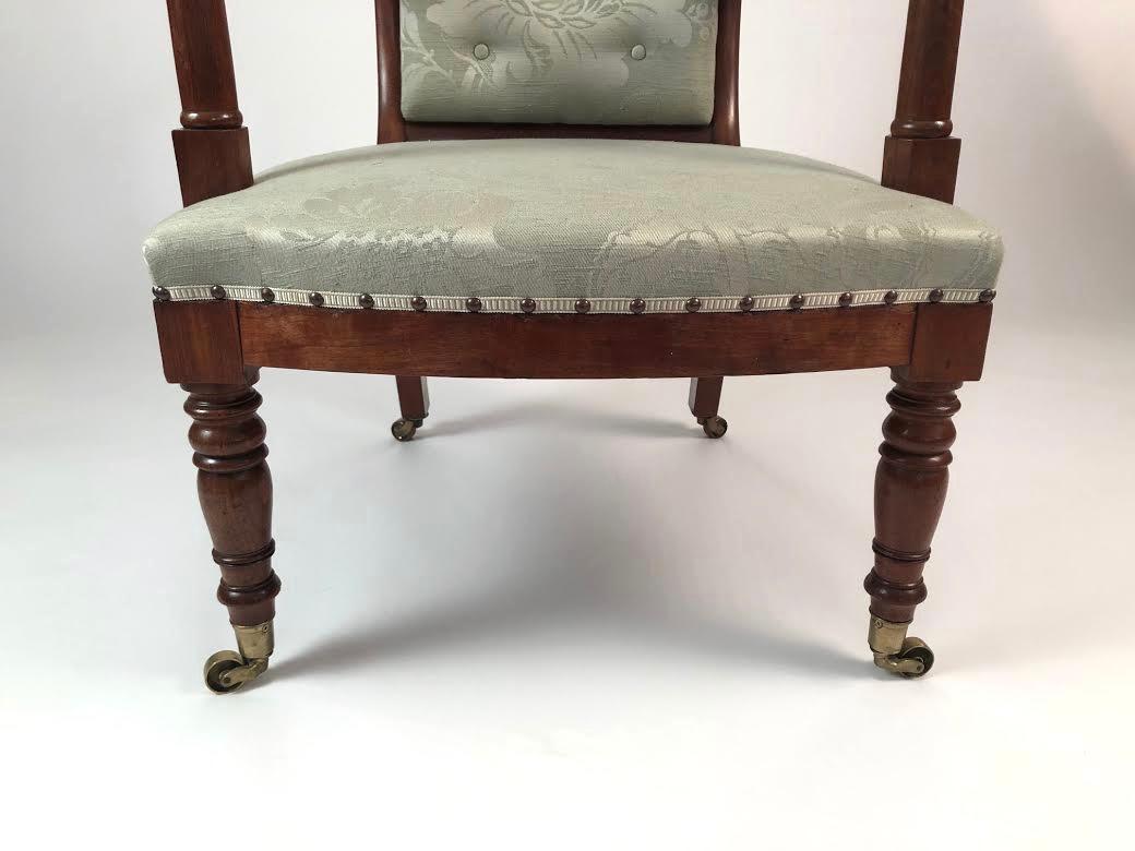 19th Century French Empire Neoclassical Armchair 1