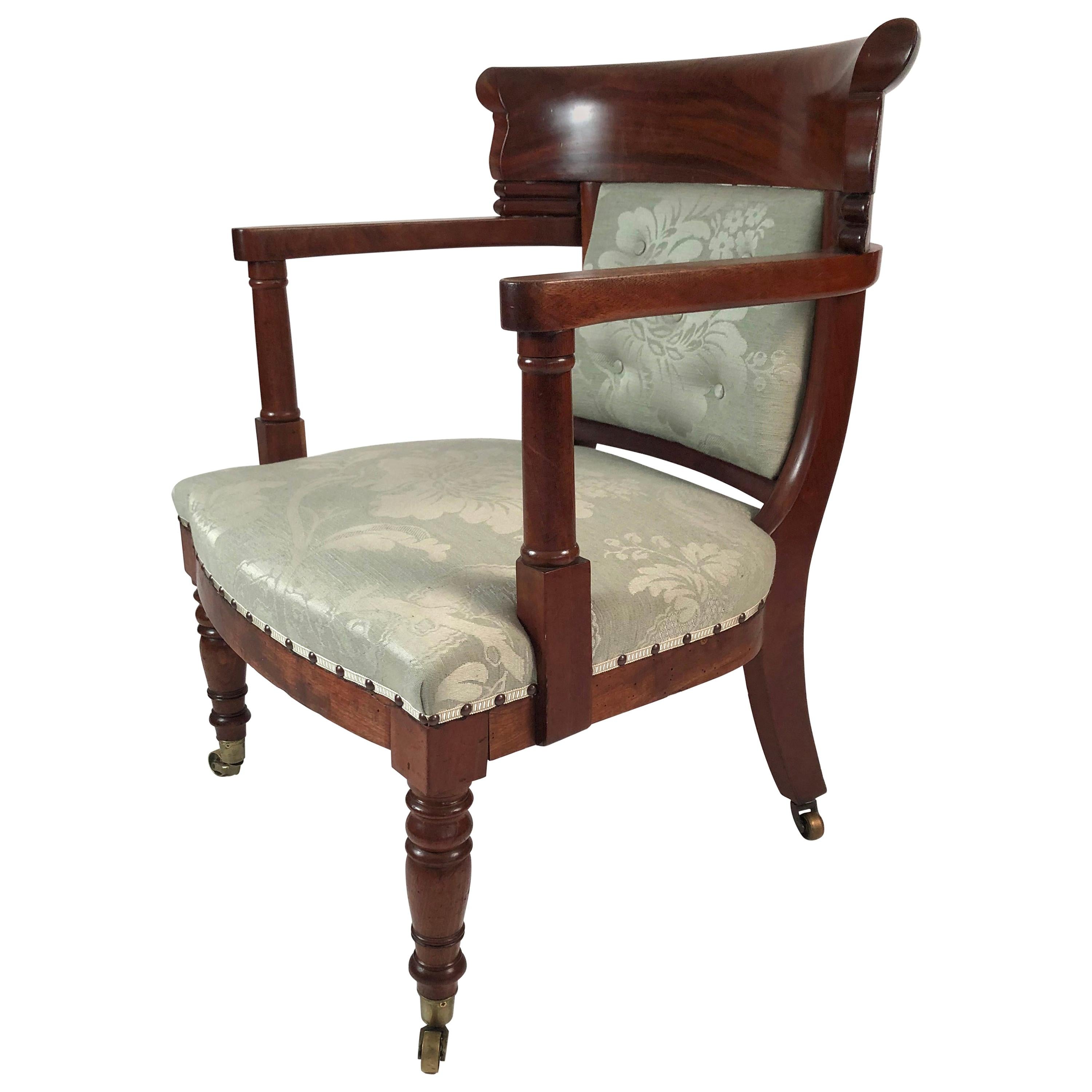 19th Century French Empire Neoclassical Armchair