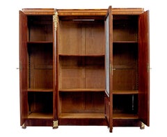 19th century French empire ormolu and mahogany cabinet