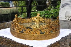 19th Century French Empire Ormolu Surtout De Table