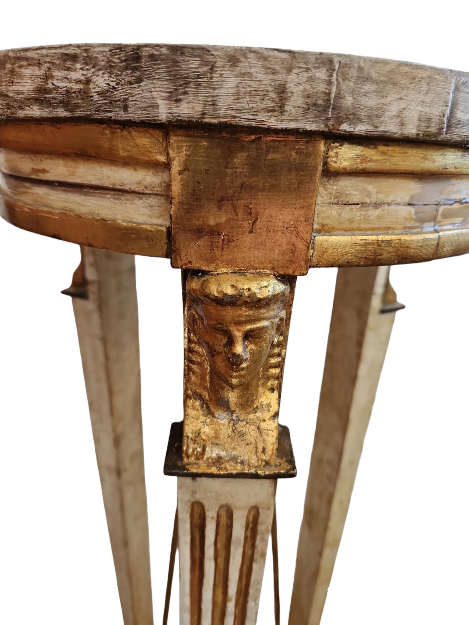 19th Century French Empire Pedestals In Good Condition For Sale In Los Angeles, CA