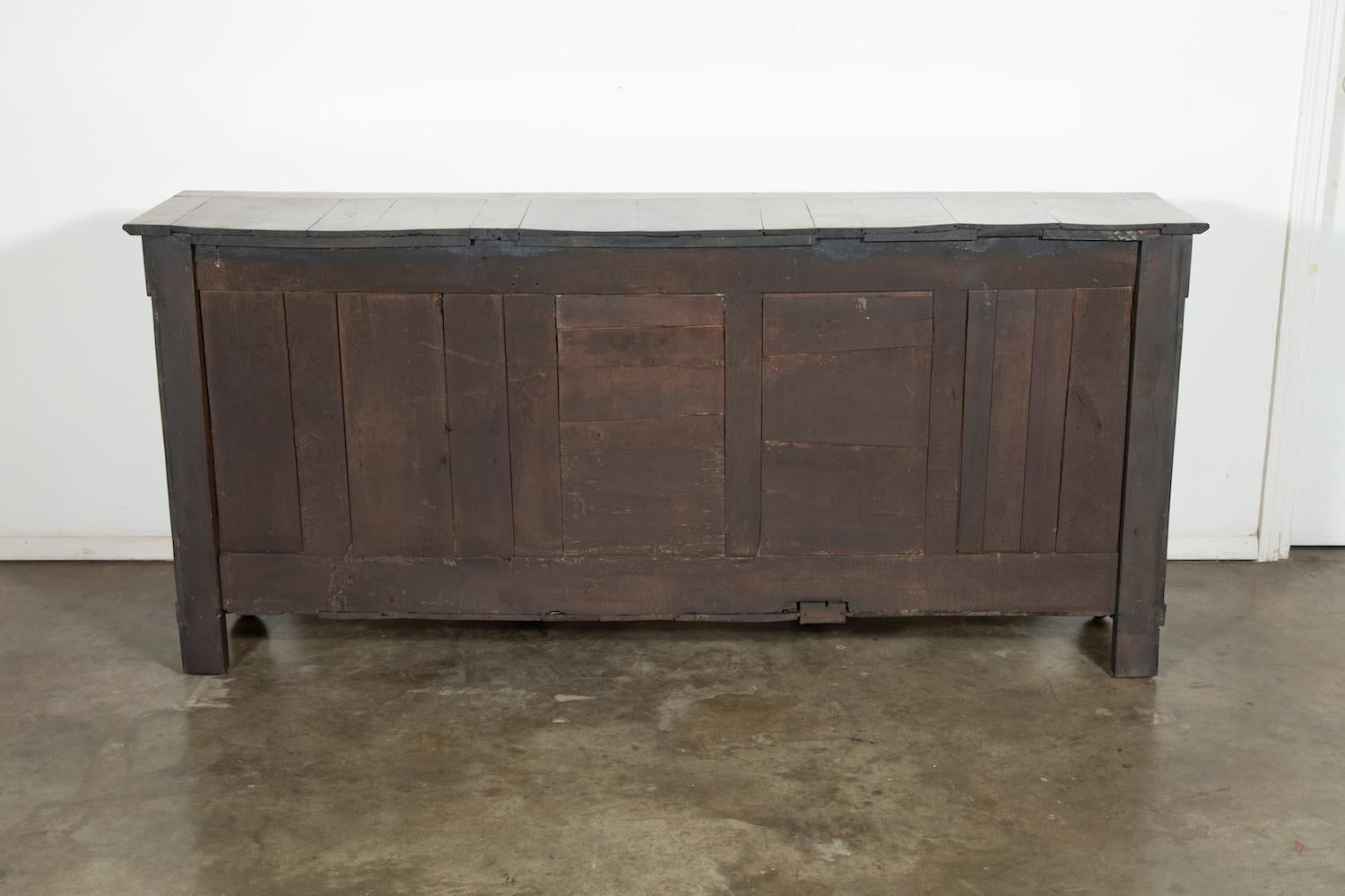 19th Century French Empire Period Burled Chestnut Enfilade Buffet 11