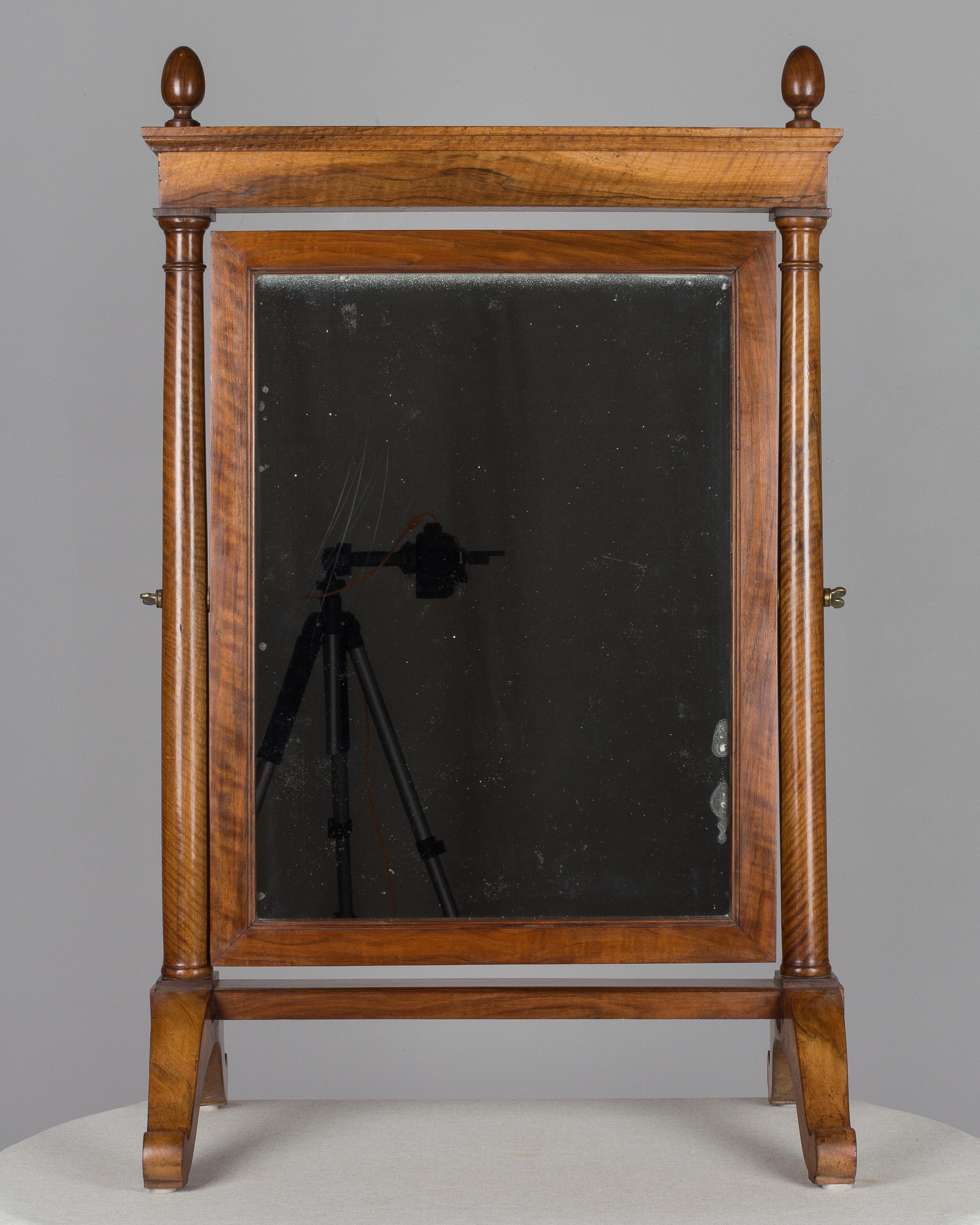 19th Century French Empire Period Cheval Mirror For Sale 1