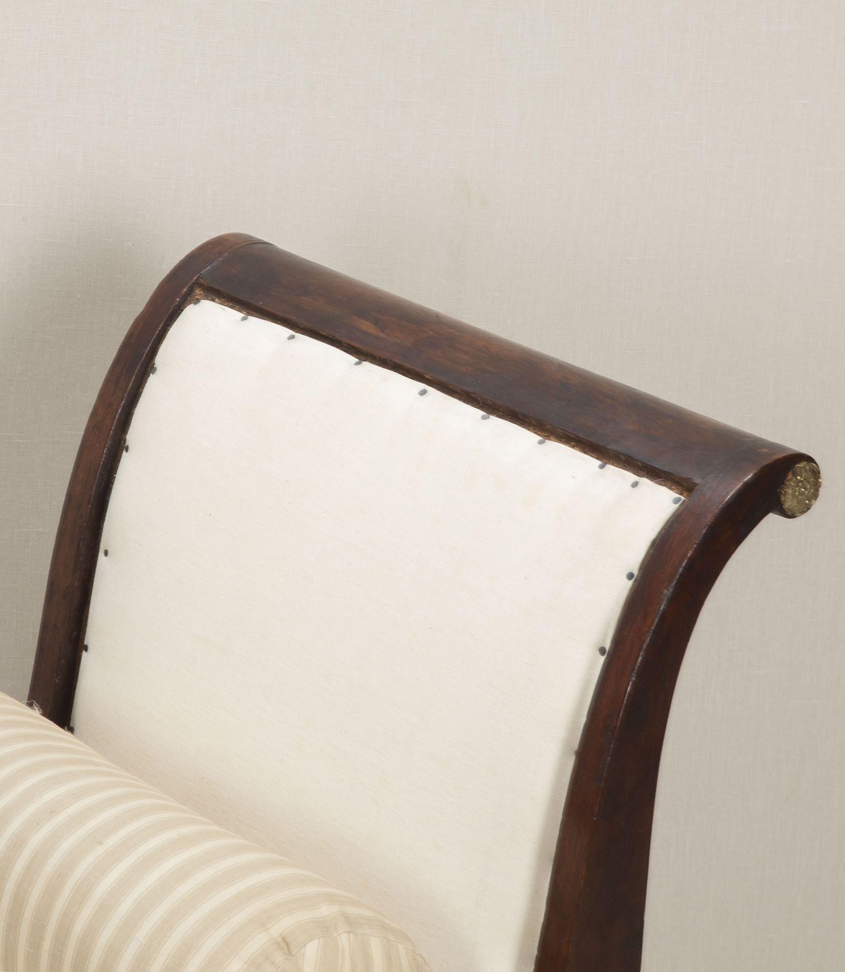 Letto da giorno del XIX secolo in stile Impero francese in vendita 3