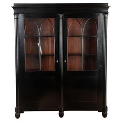 19th Century French Empire Period Ebonized Bookcase