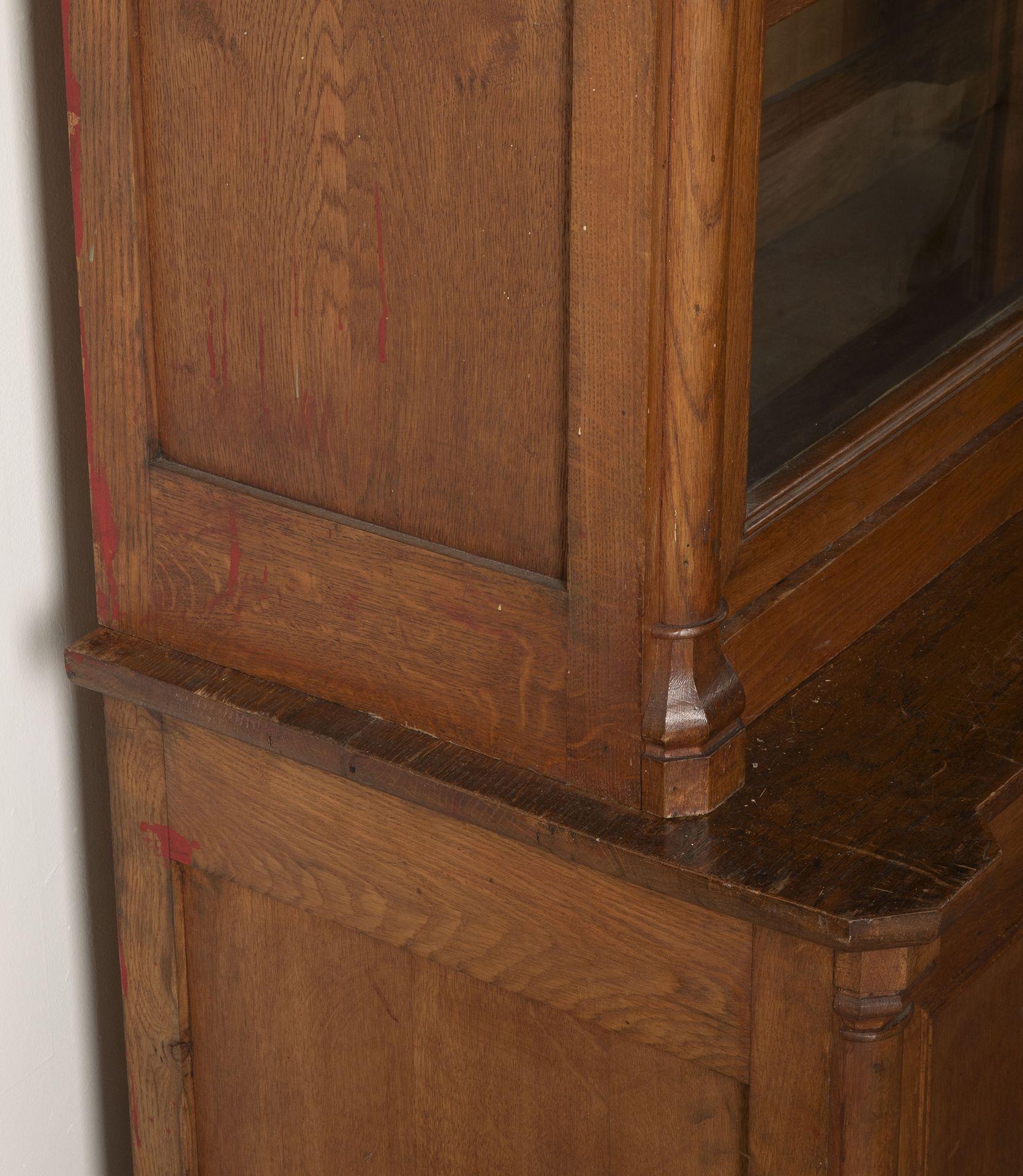 XIXe siècle Bibliothèque en chêne d'époque Empire français du 19e siècle en vente