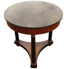 19th Century French Empire Round Side Table