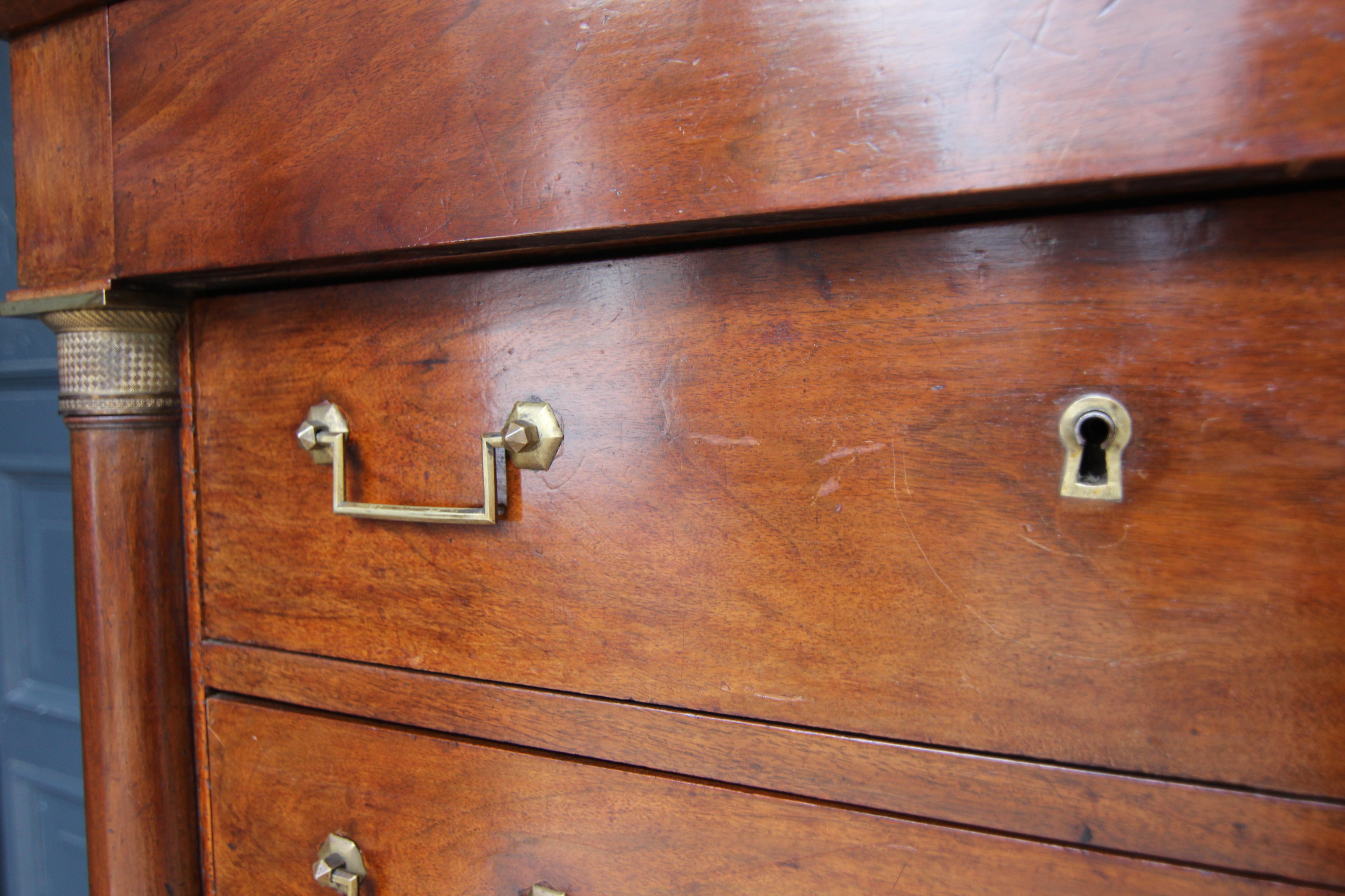 19th Century French Empire Semainier Chest of Drawers 10