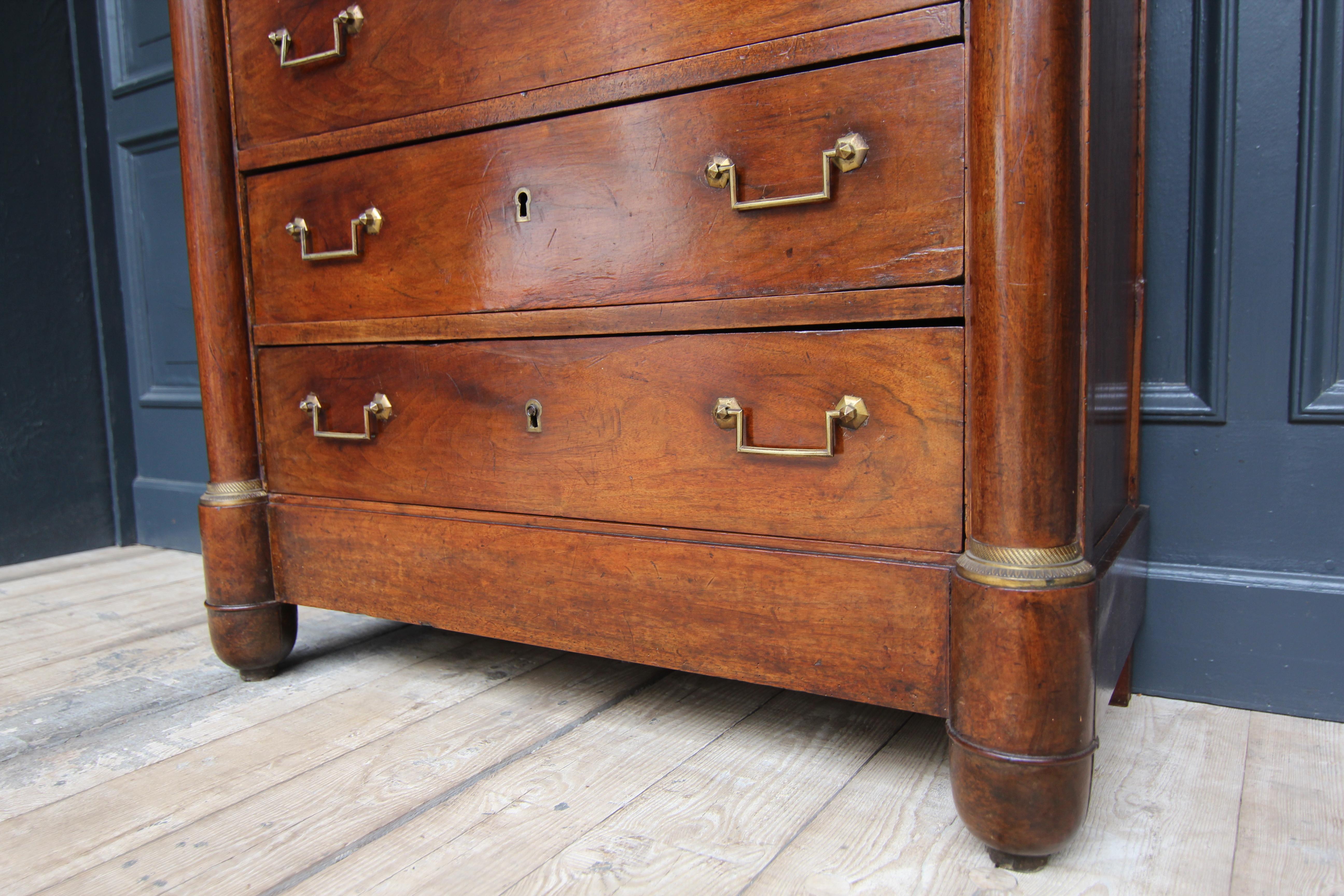 19th Century French Empire Semainier Chest of Drawers 13