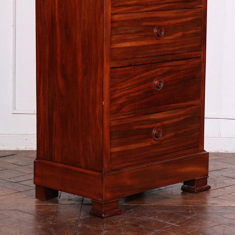Louis Philippe 19th Century French Empire Seven Drawer Chest of Drawers 'Semainier'