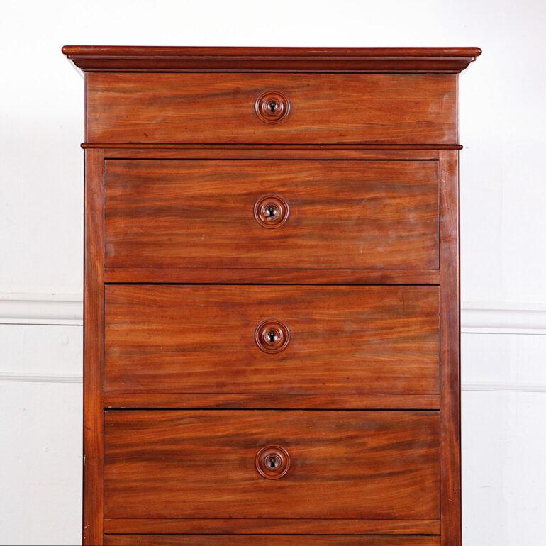 19th Century French Empire Seven Drawer Chest of Drawers 'Semainier' 1