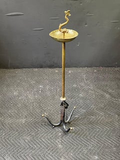 19th Century French Empire Smoking Stand with Dolphin