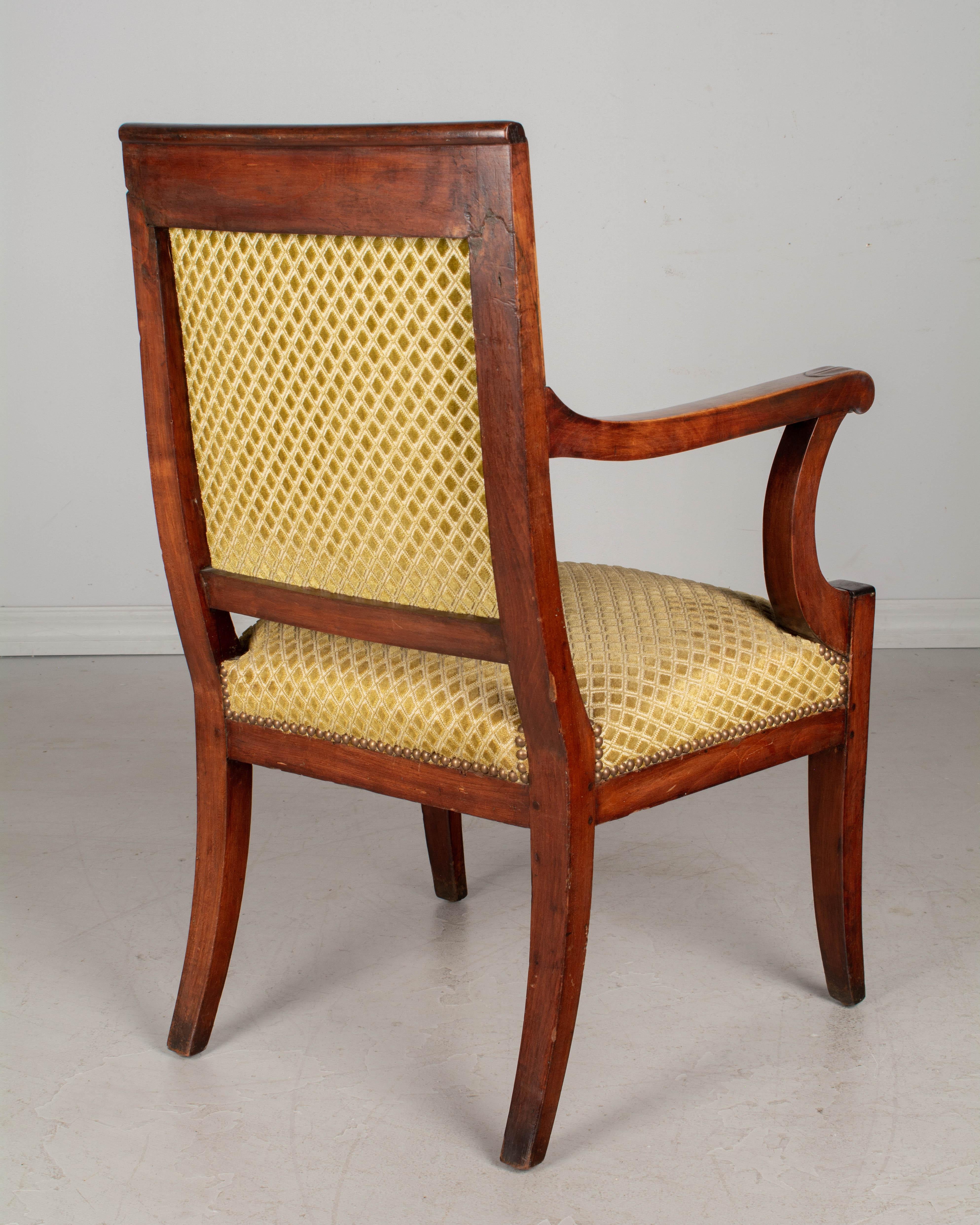 19th Century French Empire Style Armchair 1