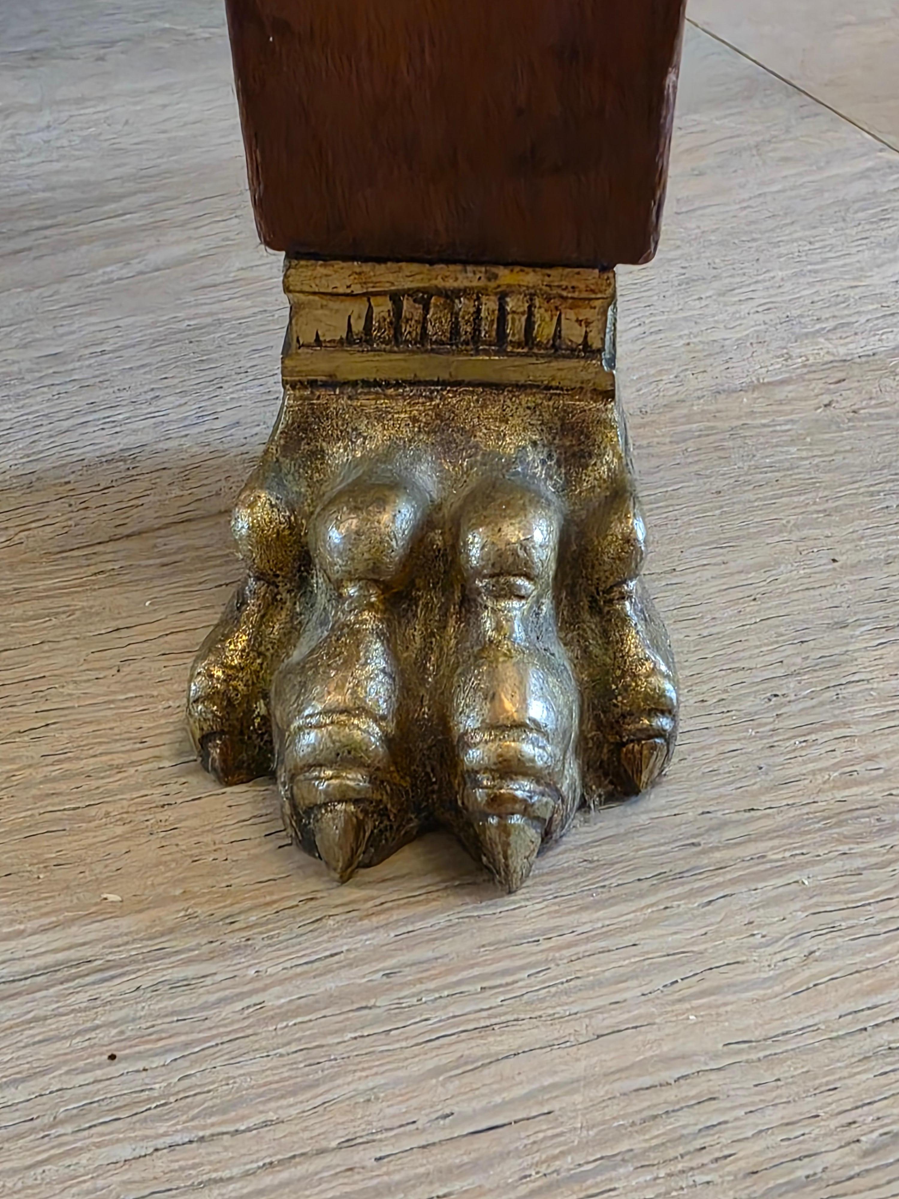 Scrivania in stile impero francese del XIX secolo con montatura in bronzo in vendita 3