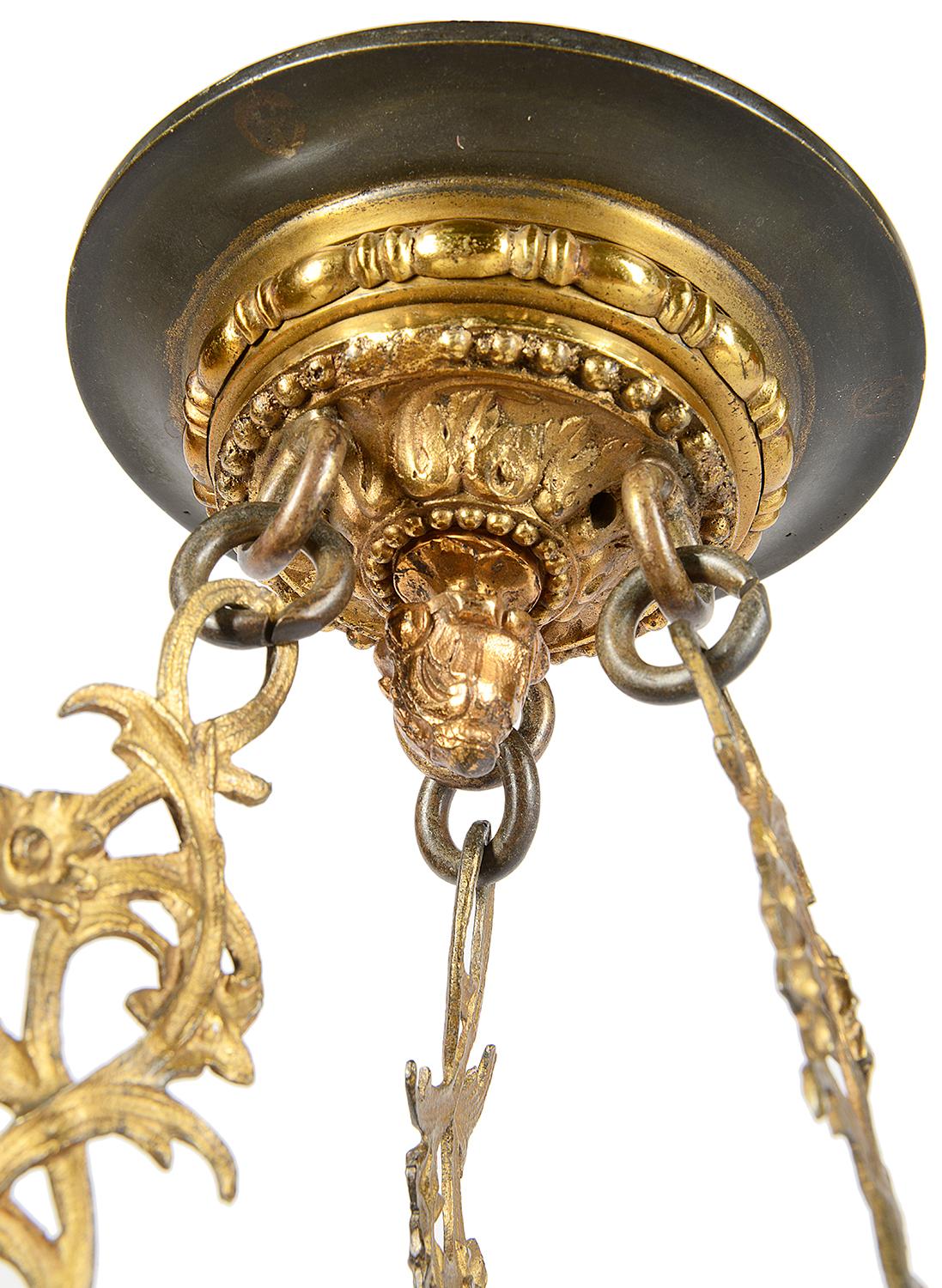 19th Century French Empire Style Chandelier For Sale 4