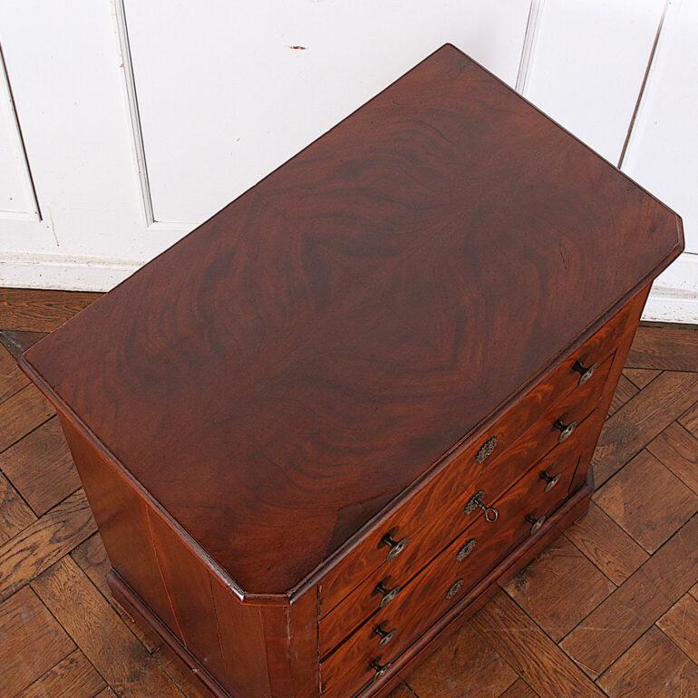19th Century French Empire Style Mahogany Commode Chest 2