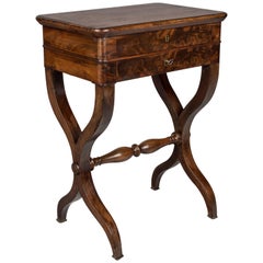 19th Century French Empire Style Travailleuse or Side Table 19th Century French Empire Style Travailleuse or Side Table