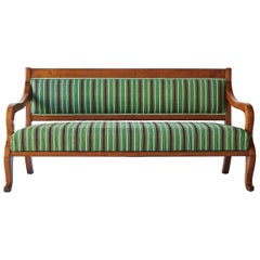 19th Century French Empire Style Upholstered Bench